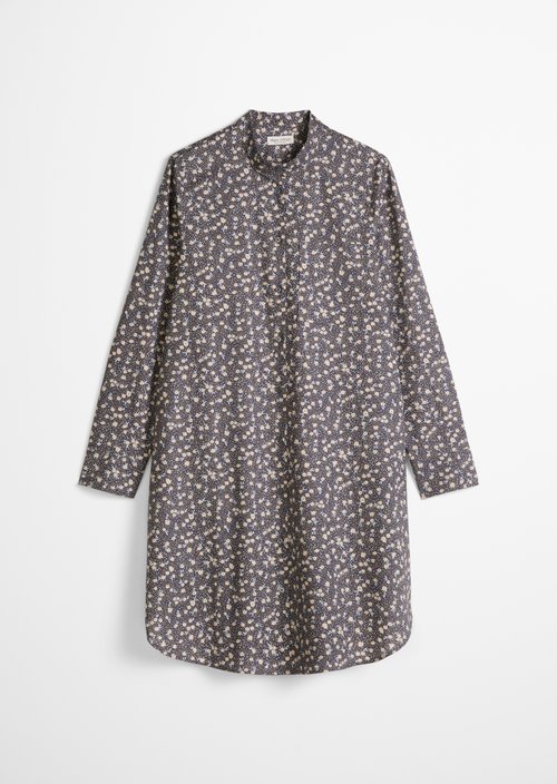 Relaxed shirt dress — Medium Grey