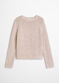 Oversize sweater made from ribbon yarn - gray | Chunky knit
