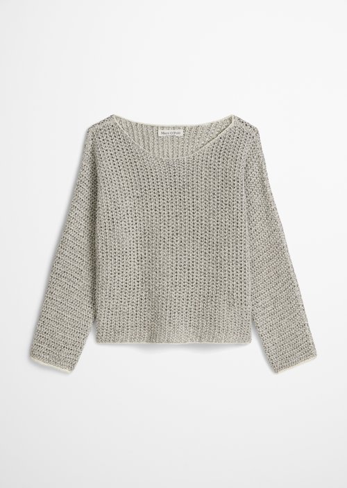 Ajour sweater loose — Offwhite