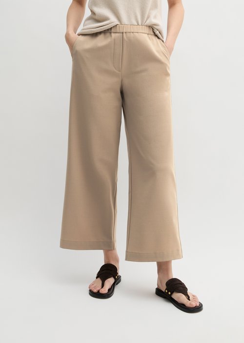 Culotte-style trousers — Soft Mocca