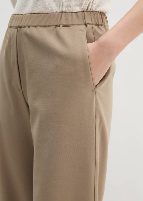 Pantalon style culotte Soft Mocca en vue détaillée