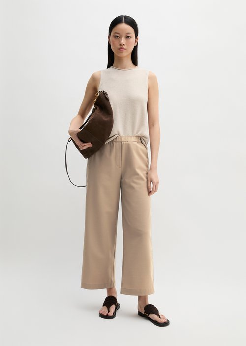 Culotte-style trousers — Soft Mocca