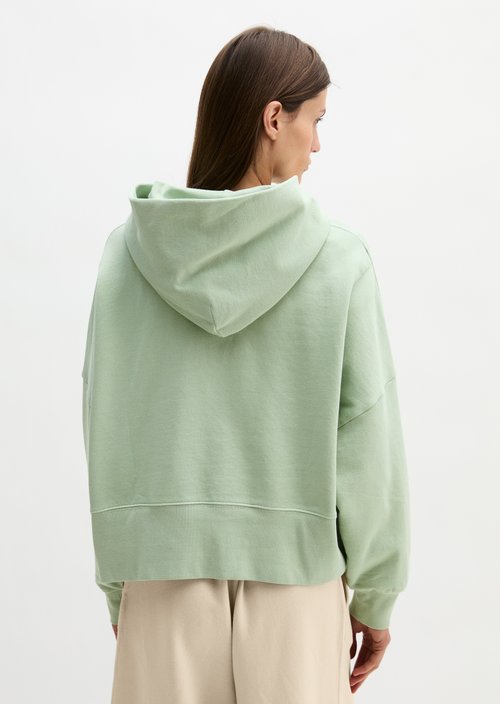 Hoodie relaxed garment-dyed — Calm Sage