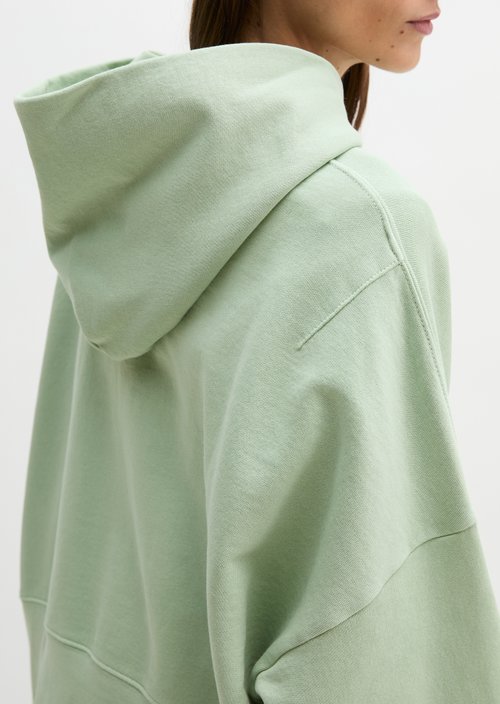 Hoodie relaxed garment-dyed — Calm Sage