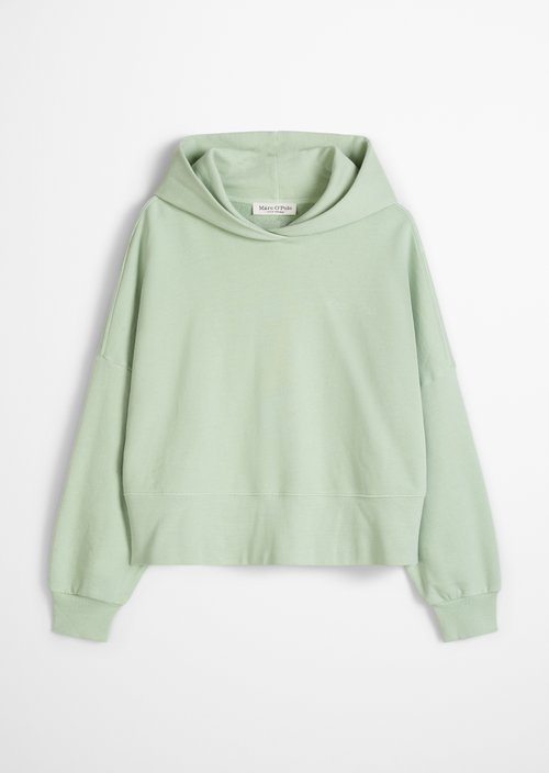 Hoodie relaxed garment-dyed — Calm Sage