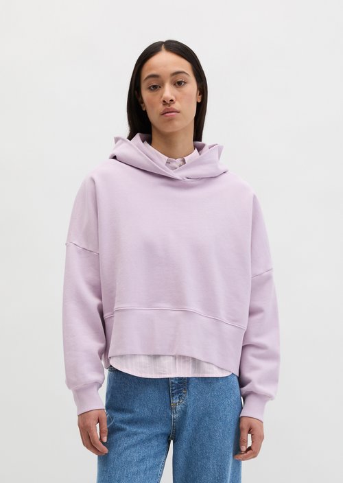 Hoodie relaxed garment-dyed — Dusty Lavender
