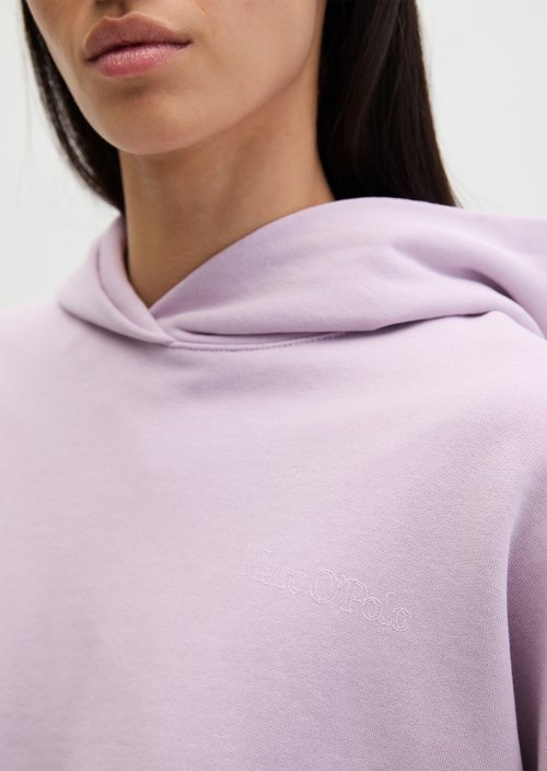 Hoodie relaxed garment-dyed — Dusty Lavender