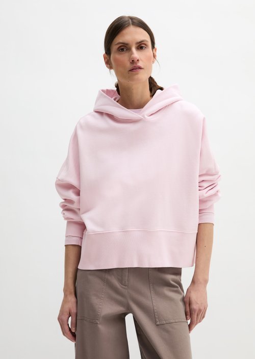 Hoodie relaxed garment-dyed — Dried Rose