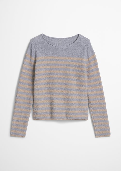 Bouclé sweater regular — Light Blue