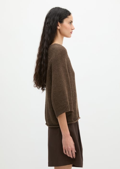 Pullover loose — Burnt Coffee Melange
