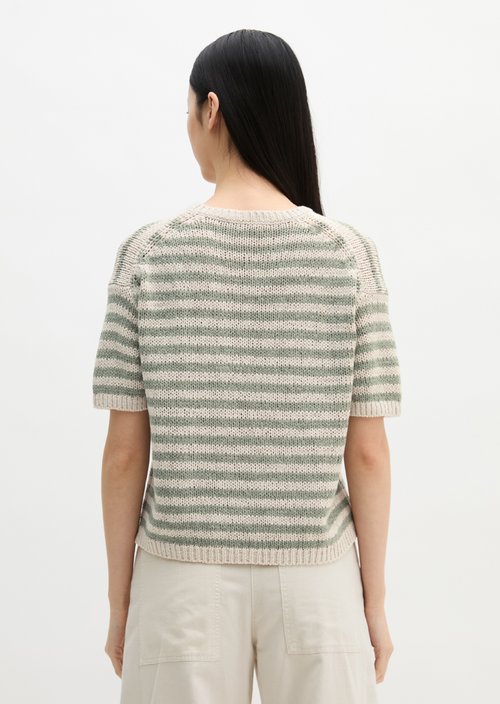 Short sleeve sweater loose — Light Beige
