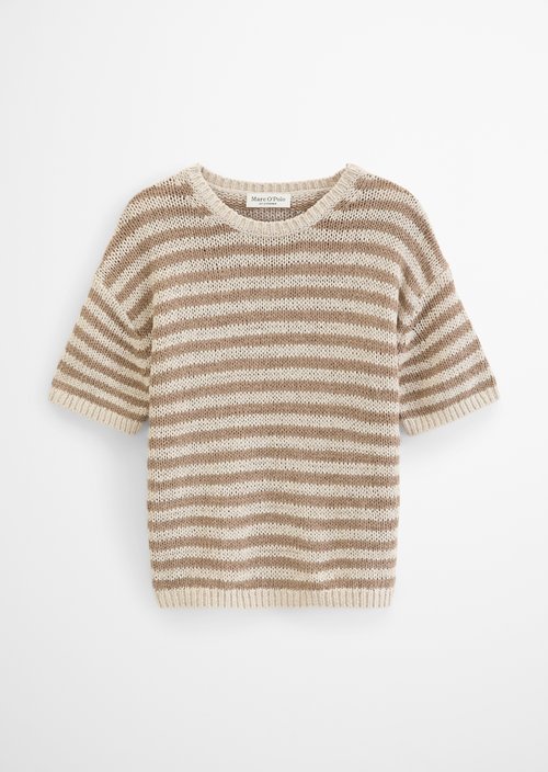 Short sleeve sweater loose — Light Beige