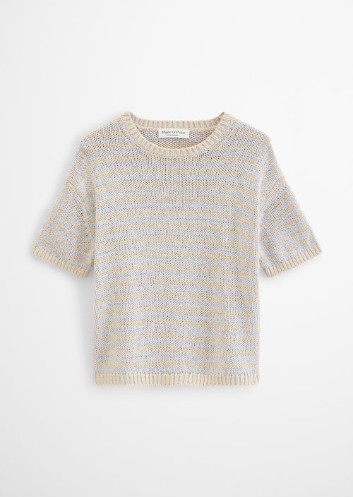 Short sleeve sweater loose — Light Beige