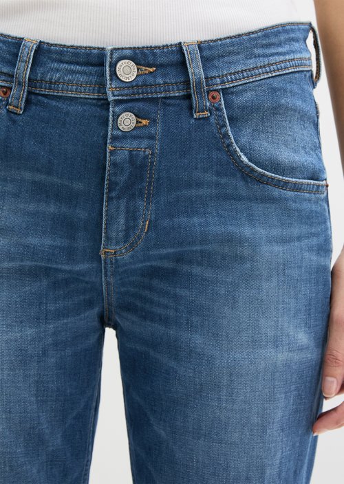 Jeans model Theda boyfriend cropped — Dark Blue