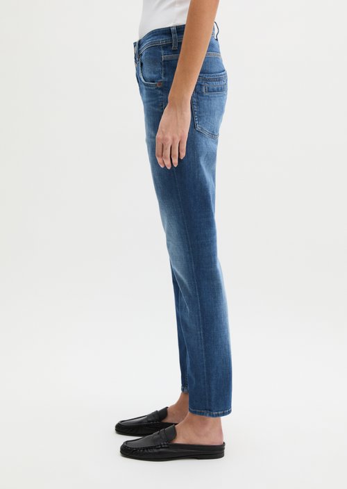 Jeans model Theda boyfriend cropped — Dark Blue
