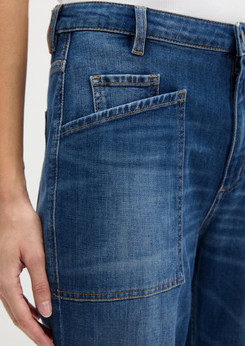 Jeans model Iva boyfriend — Dark Blue