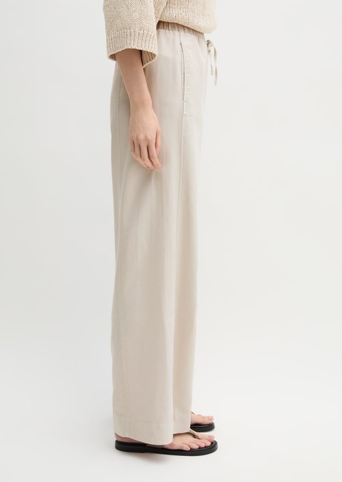 Wide pants — Grey Silk