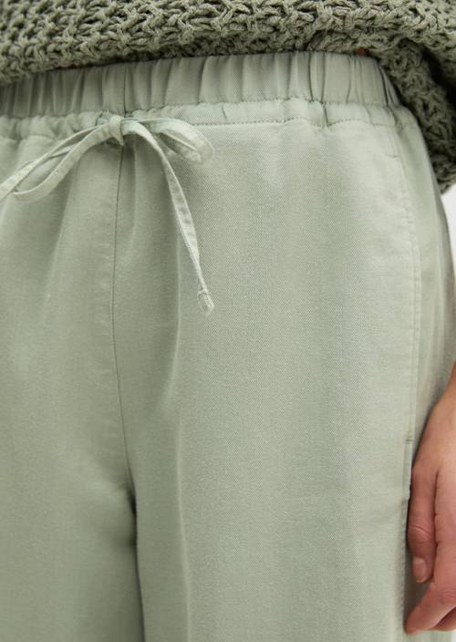 Pantaloni larghi Fresh Sage in vista dettagliata