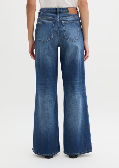 Jeans model Lania wide — Dark Blue