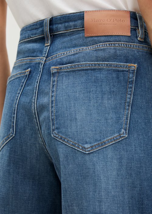 Jeans model Lania wide — Dark Blue