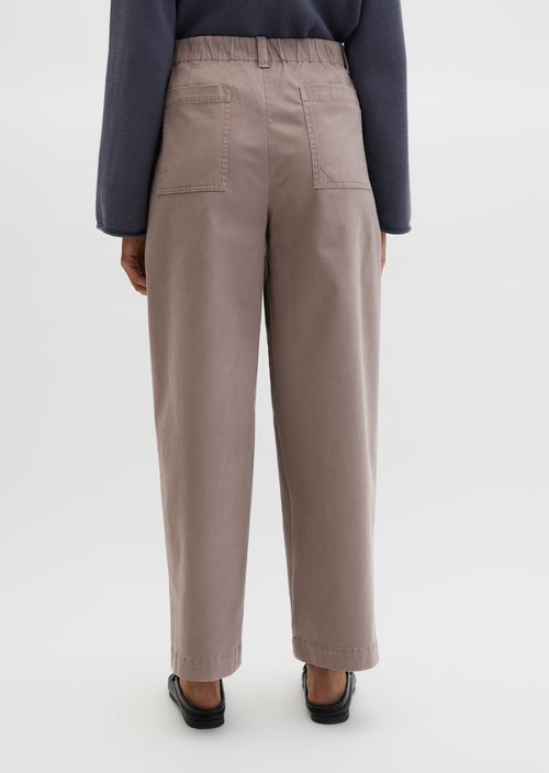Barrel Pants fitted — Chalky Brown