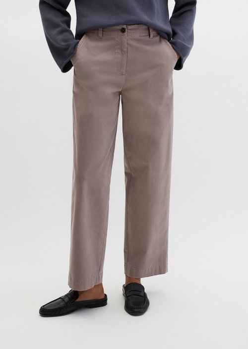 Barrel Pants fitted — Chalky Brown