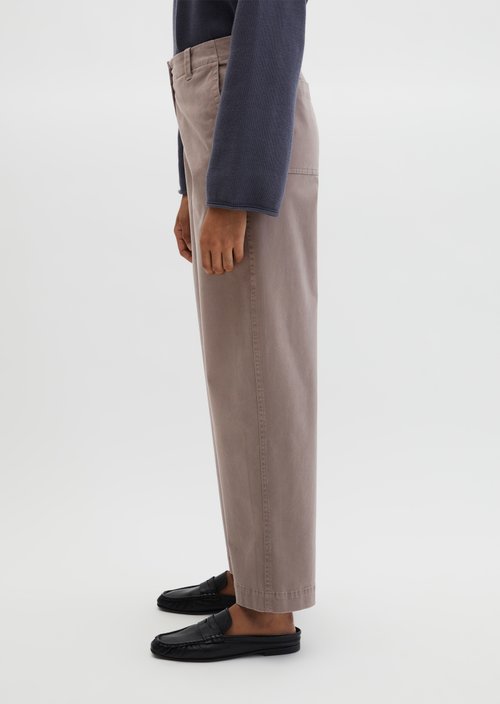 Barrel Pants fitted — Chalky Brown