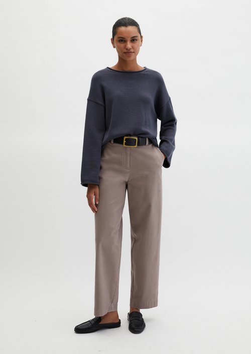 Barrel Pants fitted — Chalky Brown