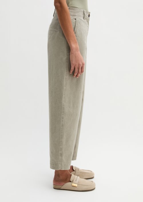 Pants model Minu barrel — Saddle Gray