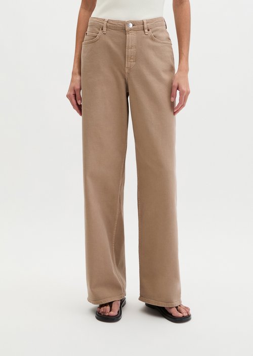Jeans model Tolva wide — Earthy Taupe