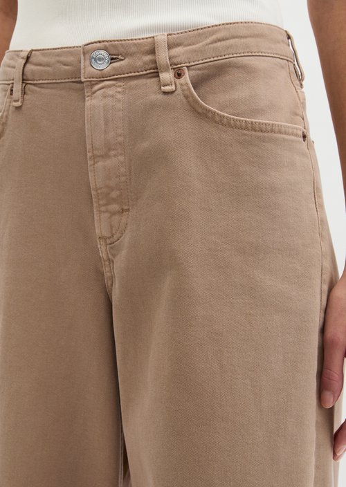 Jeans model Tolva wide — Earthy Taupe