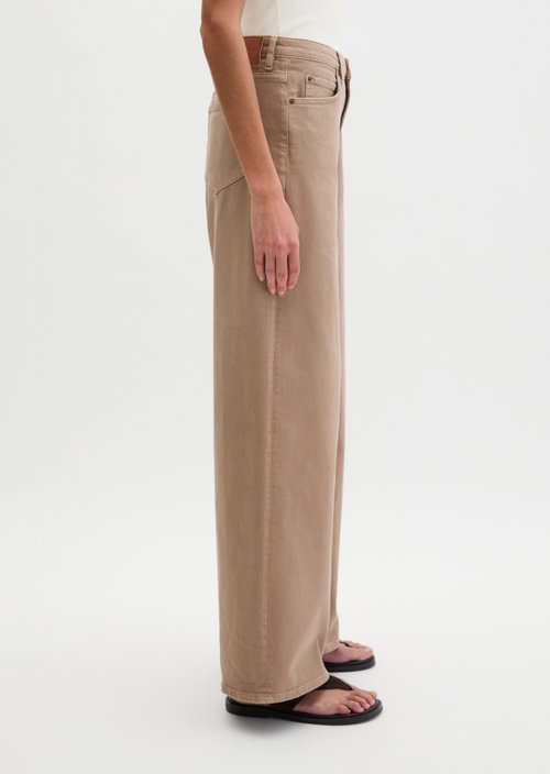 Jeans model Tolva wide — Earthy Taupe