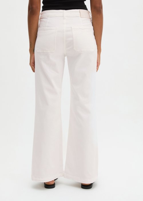 Jeans model Caya flared — White