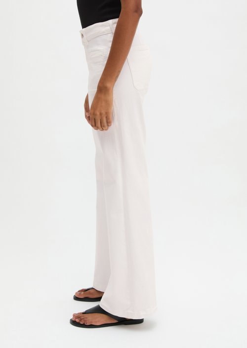 Jeans model Caya flared — White