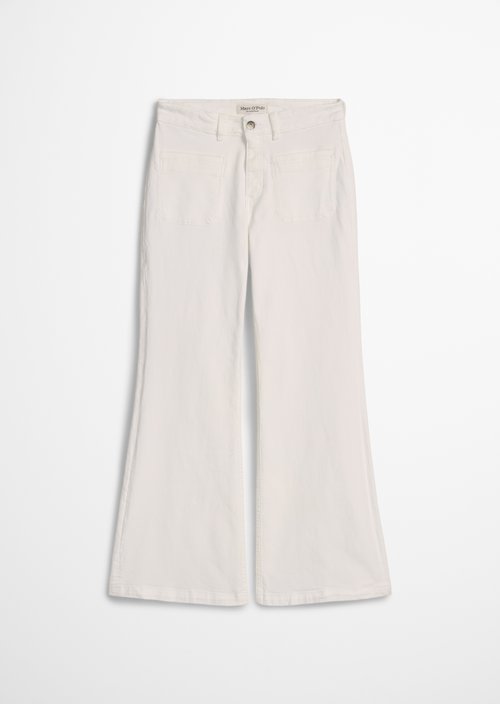 Jeans model Caya flared — White
