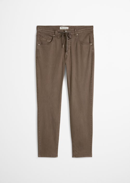 Pants model Theda boyfriend cropped — Chalky Brown