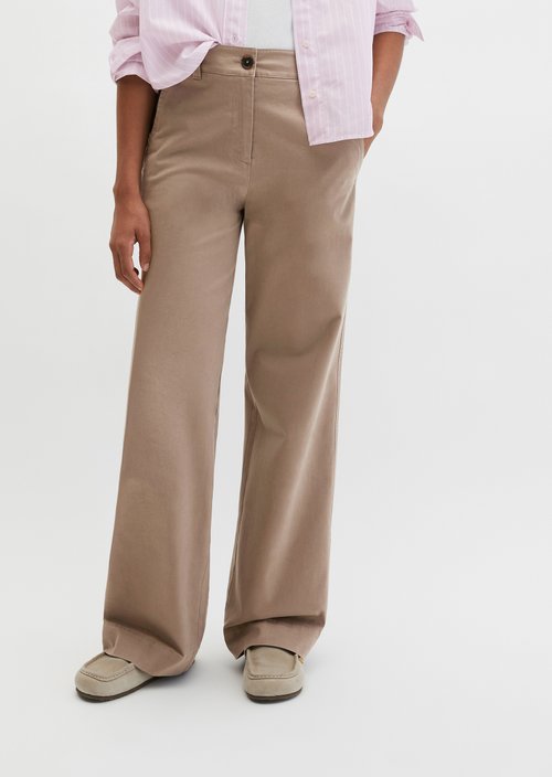 Straight leg pants — Chalky Brown