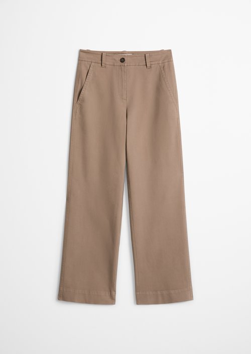 Straight leg pants — Chalky Brown