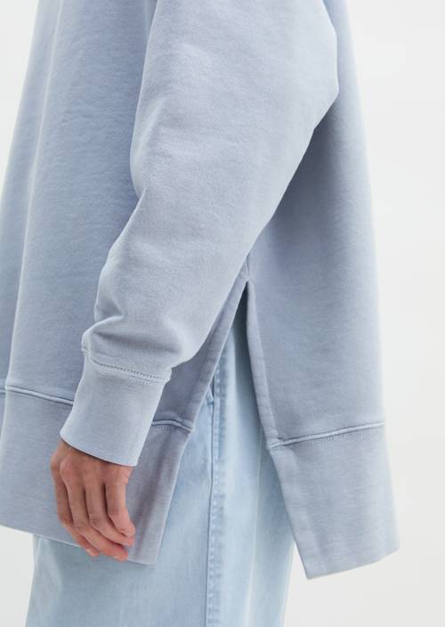 Logo-Sweatshirt loose Grey Horizon in Detailansicht