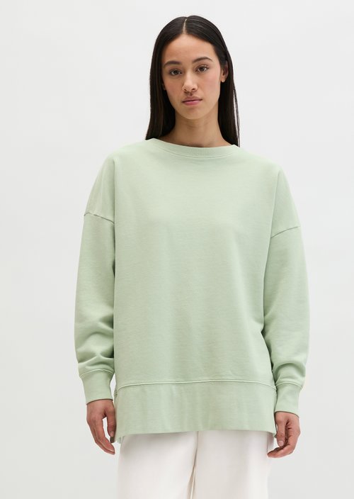 Logo sweatshirt loose — Calm Sage