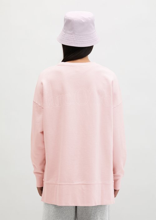 Logo sweatshirt loose — Dried Rose