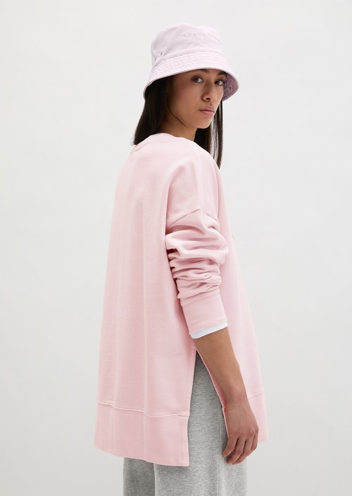 Logo sweatshirt loose — Dried Rose