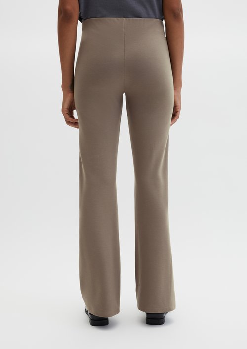 Jersey pants slim — Chalky Brown