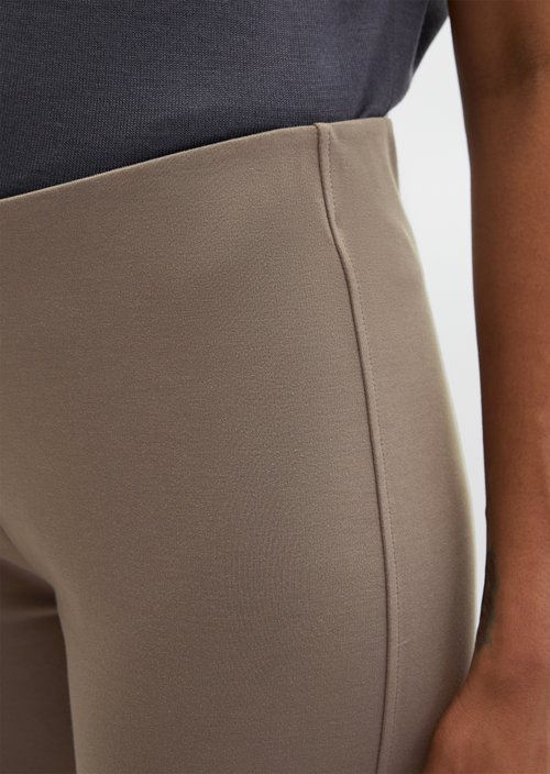 Jersey pants slim — Chalky Brown