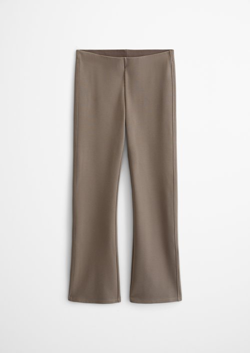 Jersey pants slim — Chalky Brown