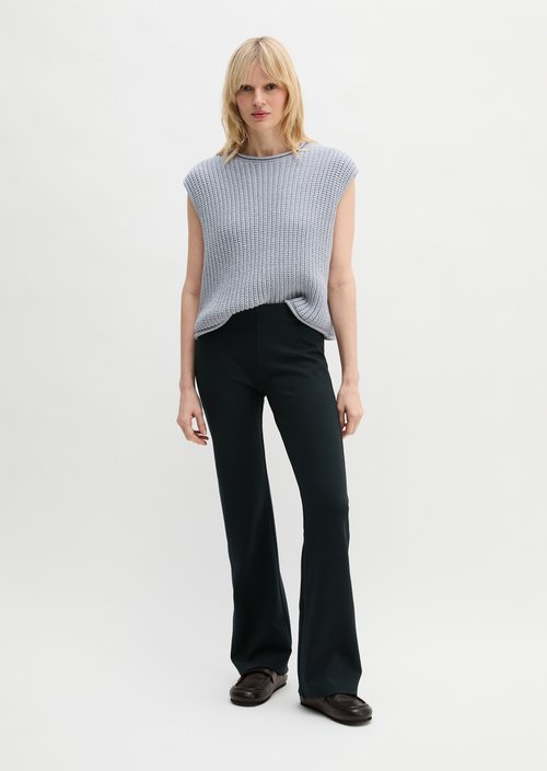 Jersey pants slim — Deep Night Blue