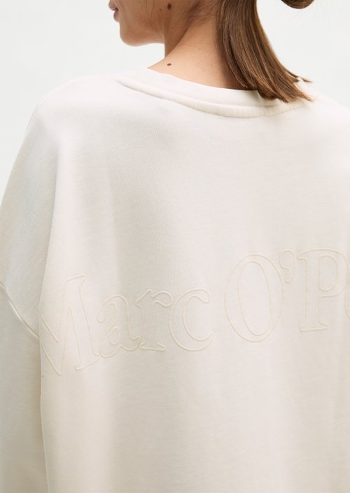Sweat Sweatshirts Longsleeve — White Cotton
