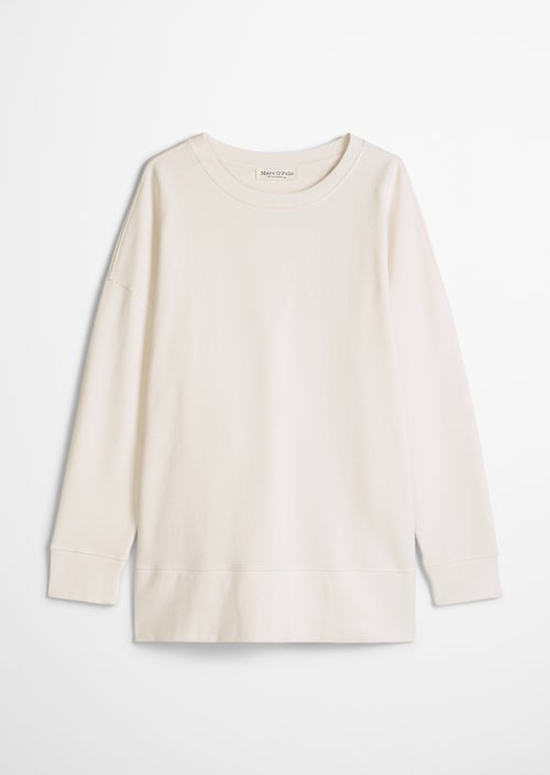 Sweat Sweatshirts Longsleeve — White Cotton