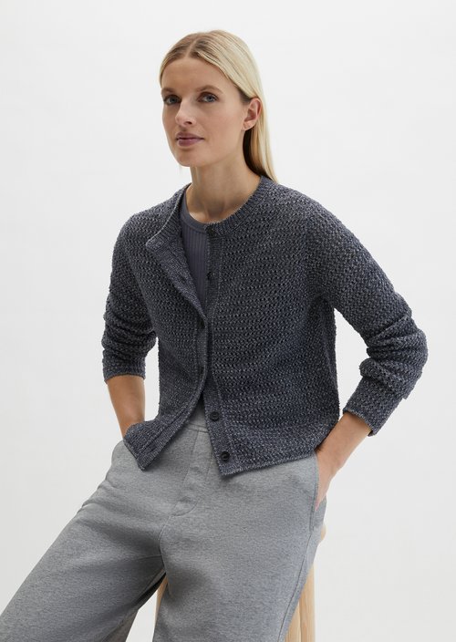 Cardigan regular — Dark Blue