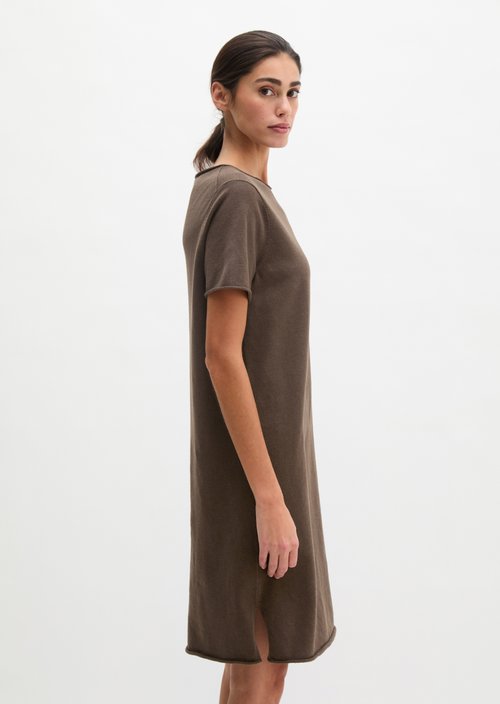 Loose knit dress — Burnt Coffee